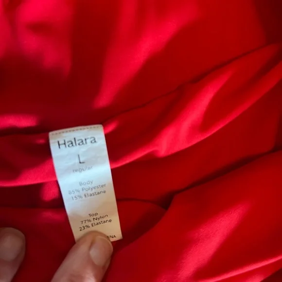 Halara Breezeful™ High Waisted High Low Ruffle 2-in-1 Flowy Skirt- Size Large - Picture 10 of 13